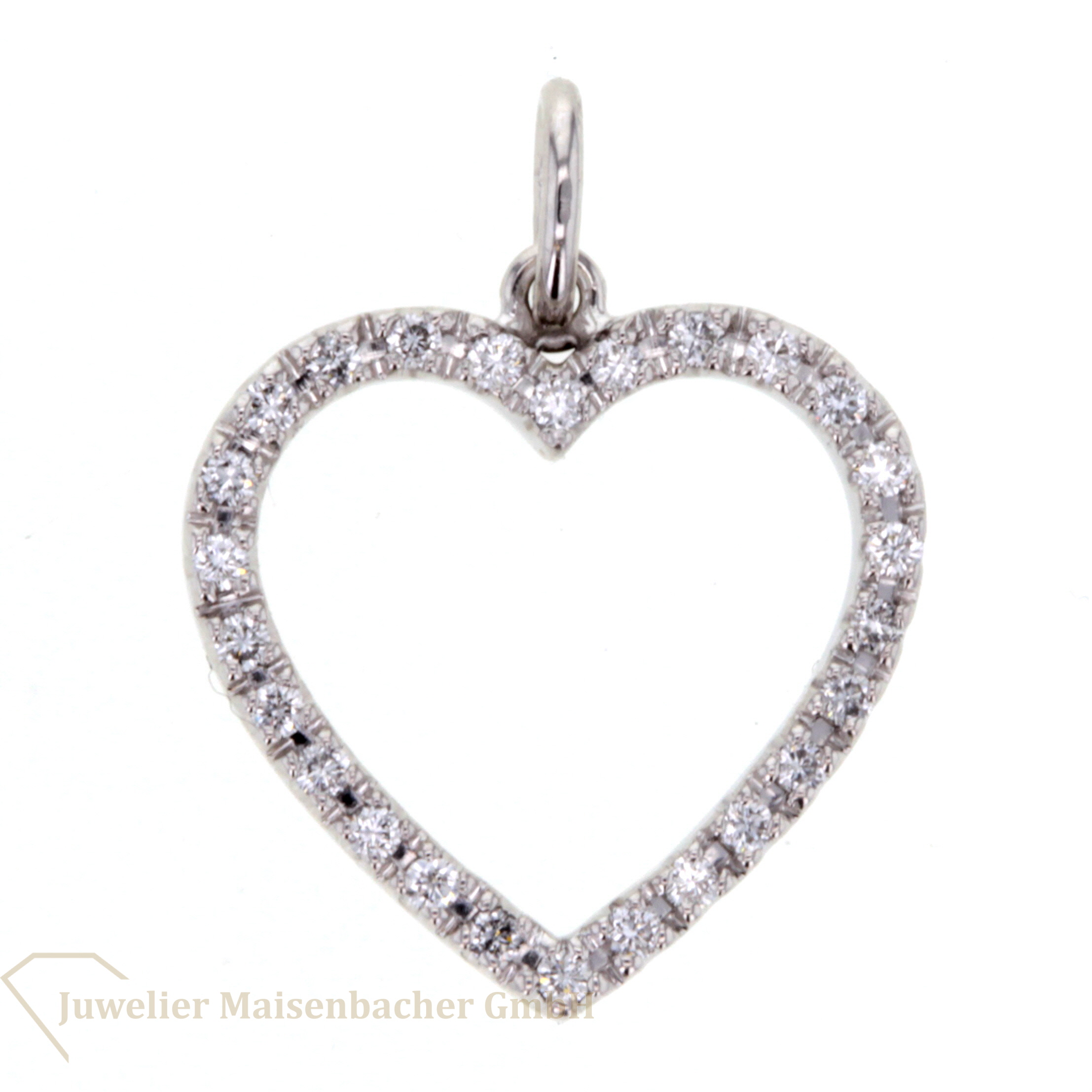 Anhänger Herz mit Brillanten