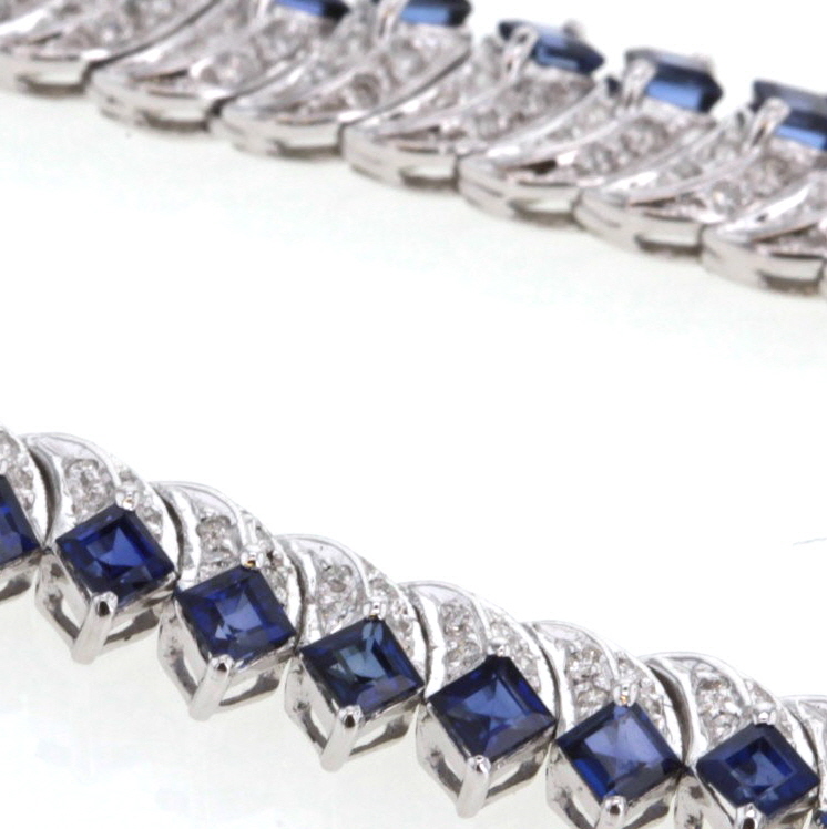 Saphir-Briillant-Collier