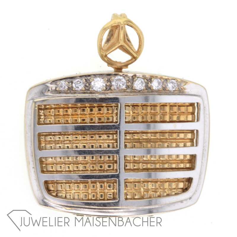 Anhänger Mercedes Gold Bicolor