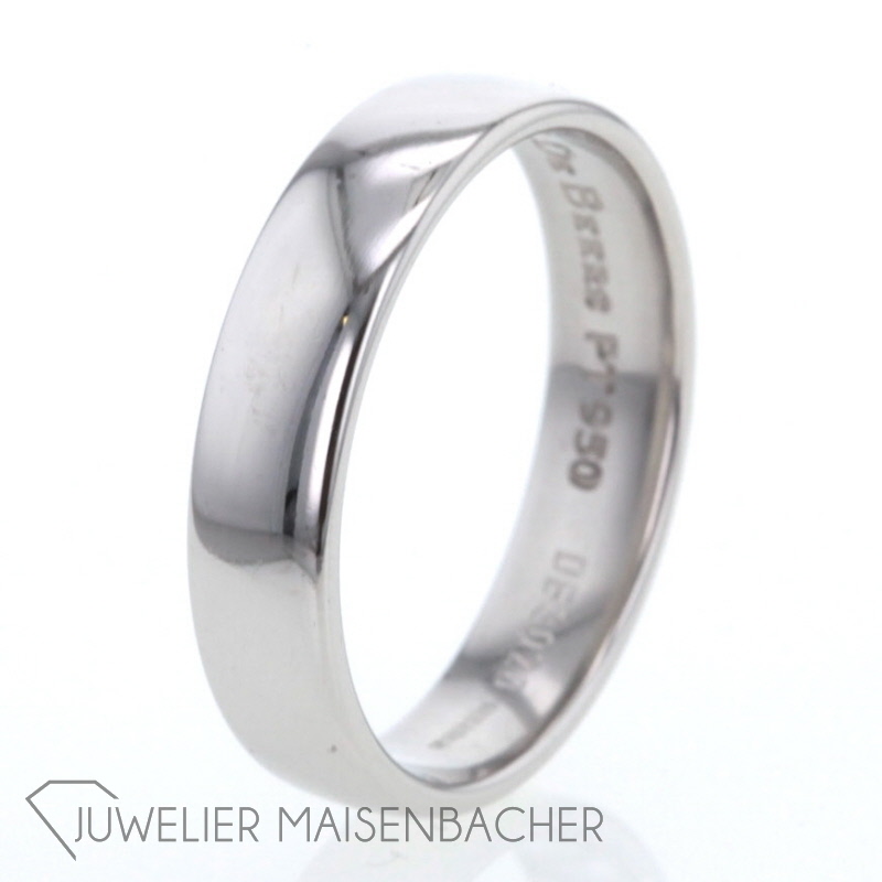 De Beers Platin Ring, Ringröße 62