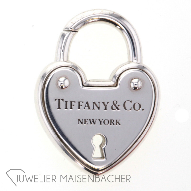 Charm-Anhänger Tiffany & Co Herz Schloss