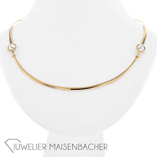Georg Jensen Schmuckset Torun, Halsreif #1414 und Ring #815