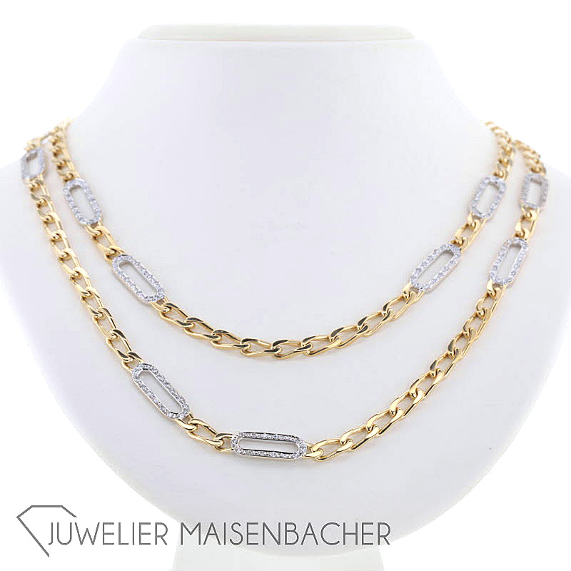 Nicolis Cola Collier-Kette, Tragelänge 90cm