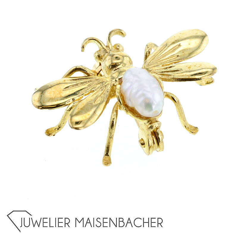 Juwelier Deiter Brosche Biene *Perle*