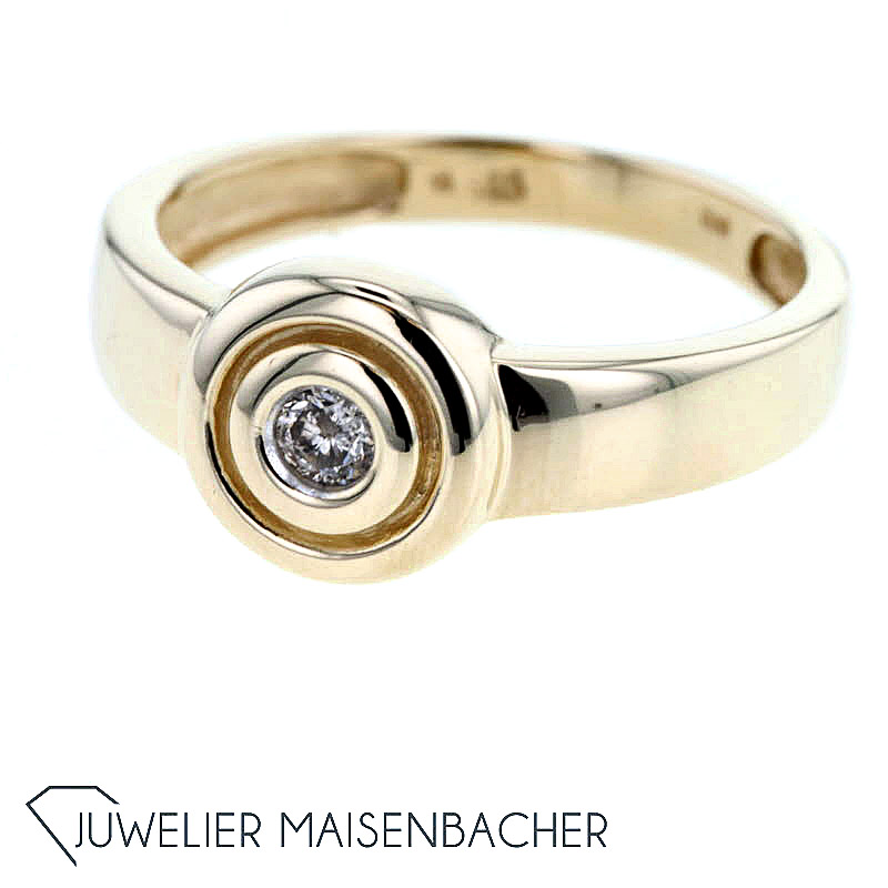 Klassischer Solitär-Ring *Fancy*, Ringgröße 56