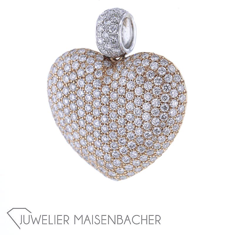 Helmut Schweiger *Amore* Brillant Bicolor 'Herz' Anhänger