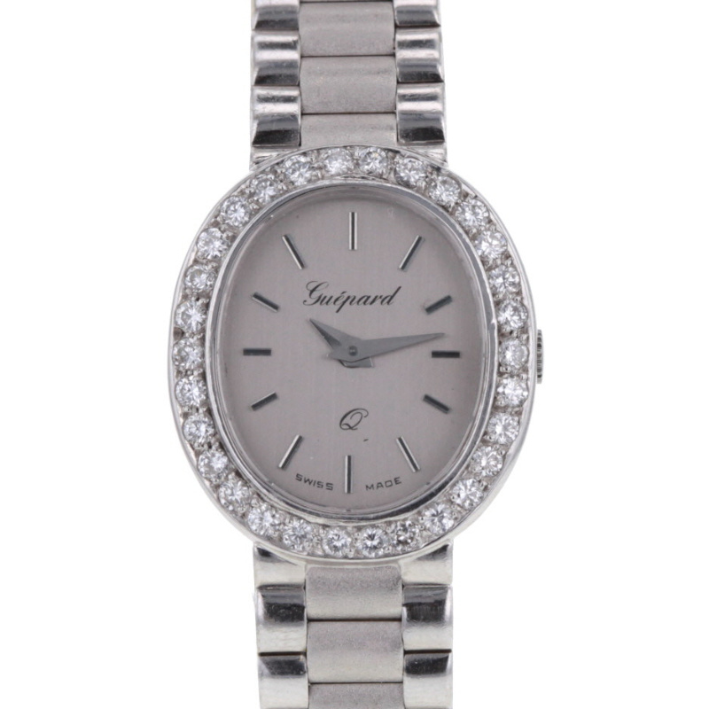 Guépard Weißgolduhr 585/- mit 30 Diamanten