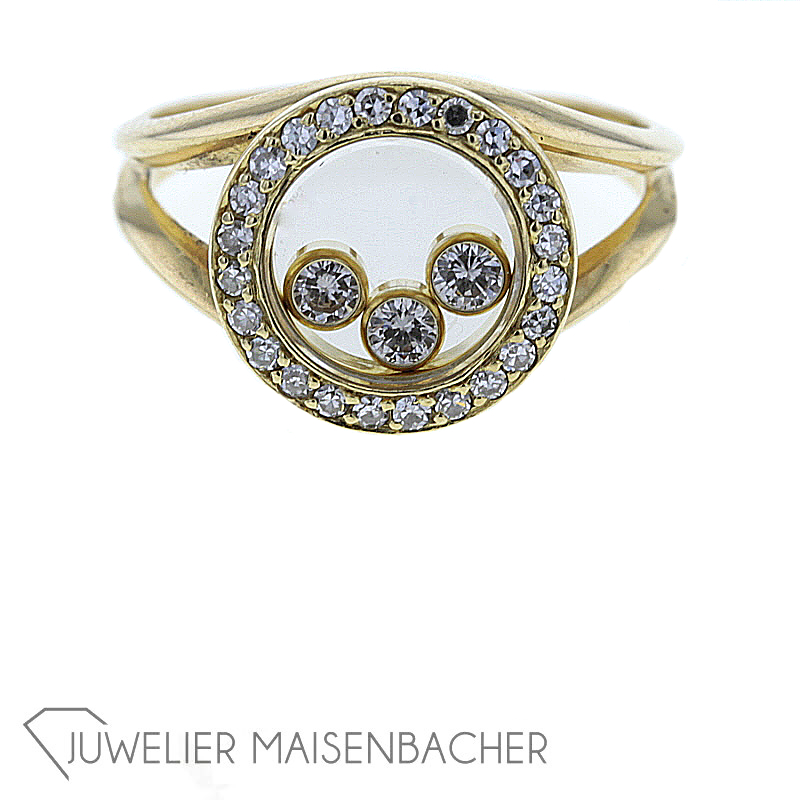 Chopard Happy Diamonds Icons Ring Gold