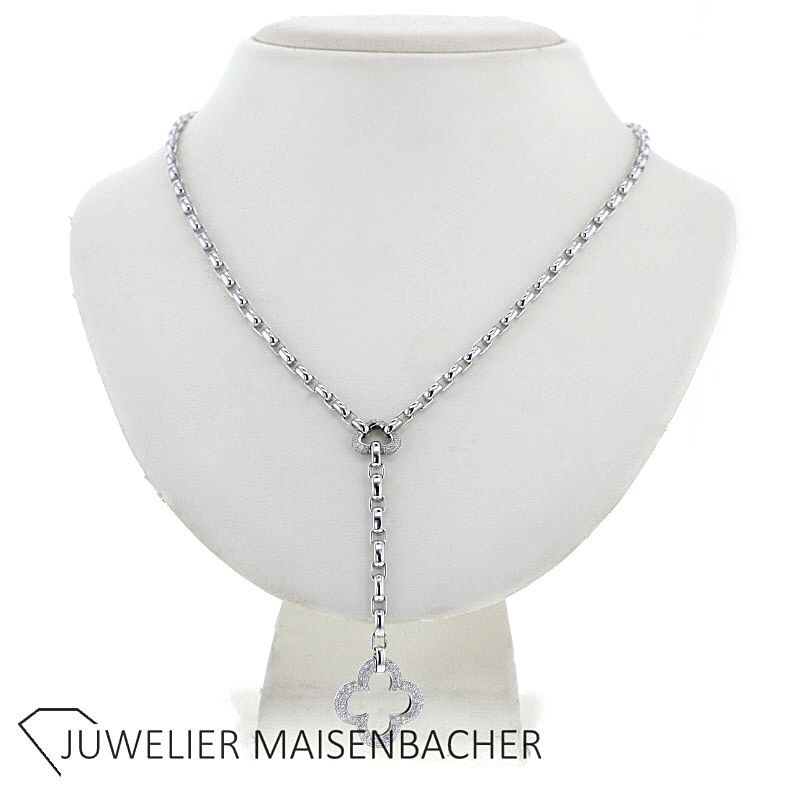 Y Collier by Heidi Klum Kleeblatt mit Brillanten