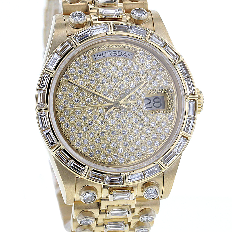 Rolex Day-Date President Octopussy Tiffany & Co Aftermarket ca. 9 ct.