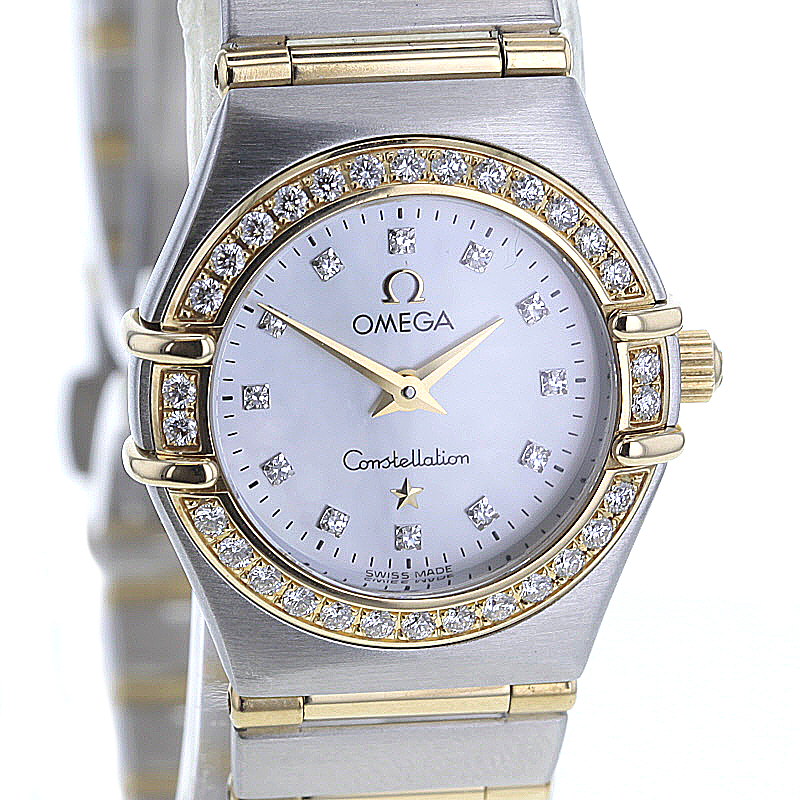 Omega Constellation Lady Stahl/Gold 42 Diamanten