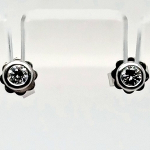 Zeitlose Diamant / Brillant Ohrstecker Solitär