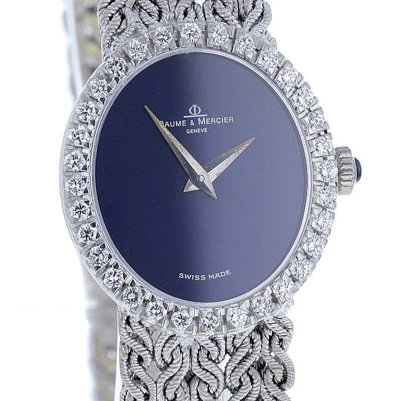 Baume Mercier Cocktail in Weißgold 750/- mit 32 Diamanten