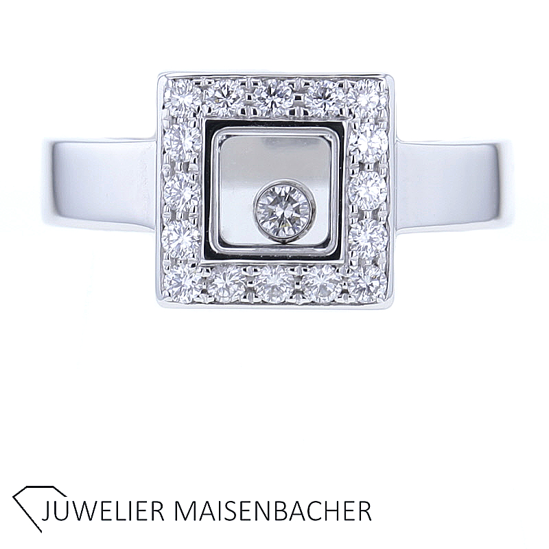 Chopard Happy Diamonds Icons Square Ring Gold