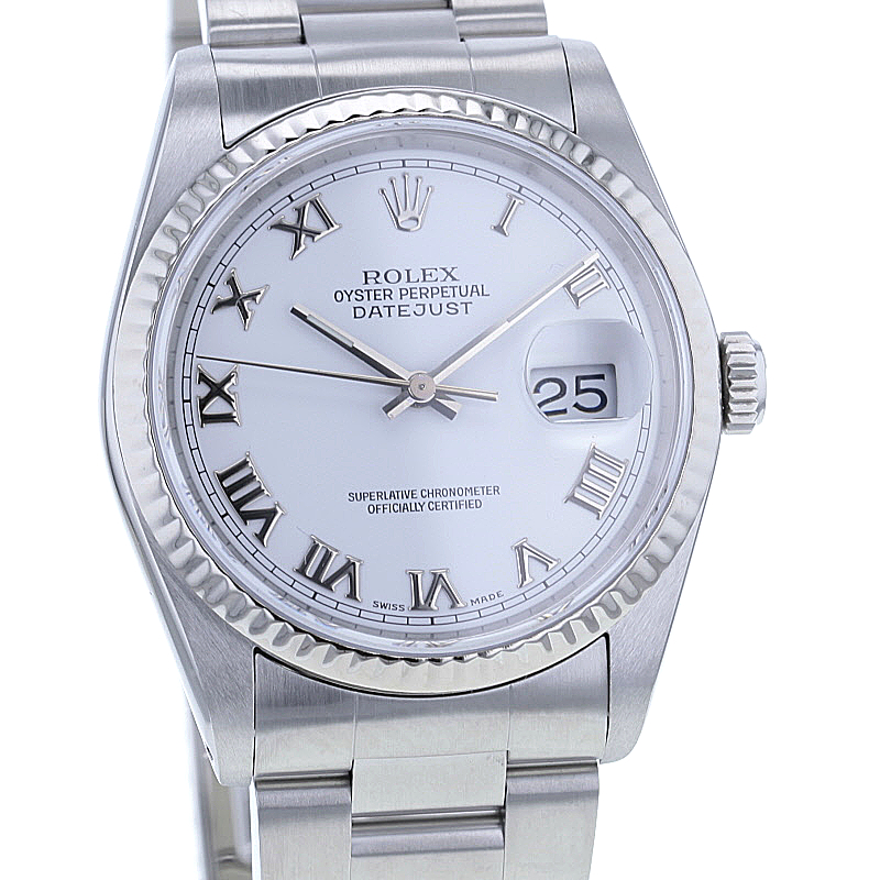 Rolex Datejust - 36 mm - Ref. 16234 - Lünette in Weißgold