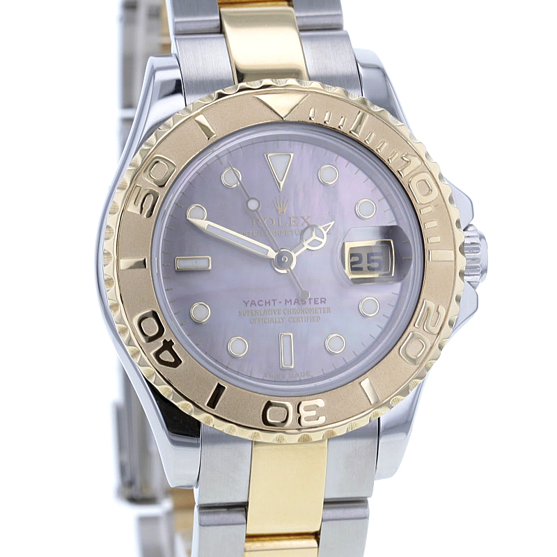 Rolex Yacht-Master Lady - Stahl/Gold - Perlmutt dunkel