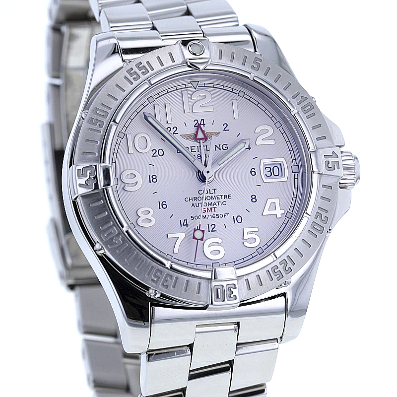Breitling Colt GMT Automatik Chronometer - Edelstahl