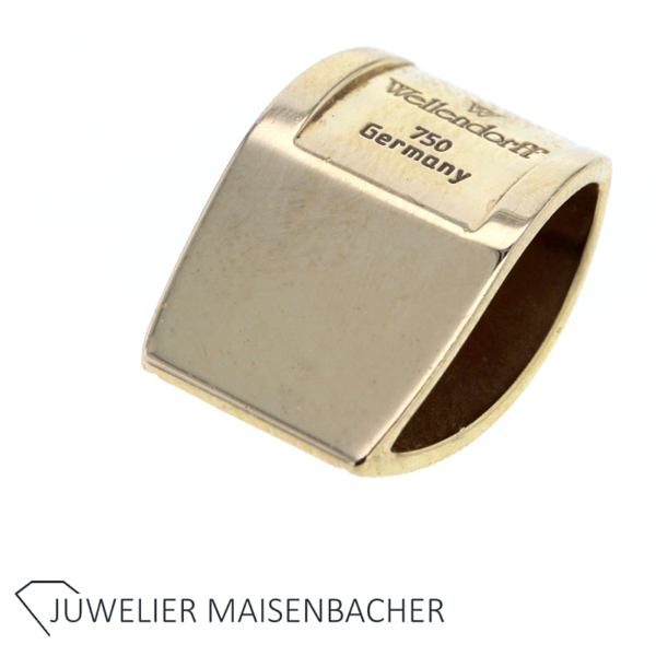 Wellendorff Ronde "Margarit" Sonderfarbe Trüffel mit Brillanten Gold – Bild 5