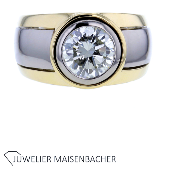 Wempe Solitaire-Ring mit Brillant ca. 2,6ct. Gold