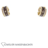 Wellendorff Creolen "Schokotwist" mit Billanten Gold – Bild 5