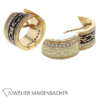 Wellendorff Creolen "Schokotwist" mit Billanten Gold – Bild 2
