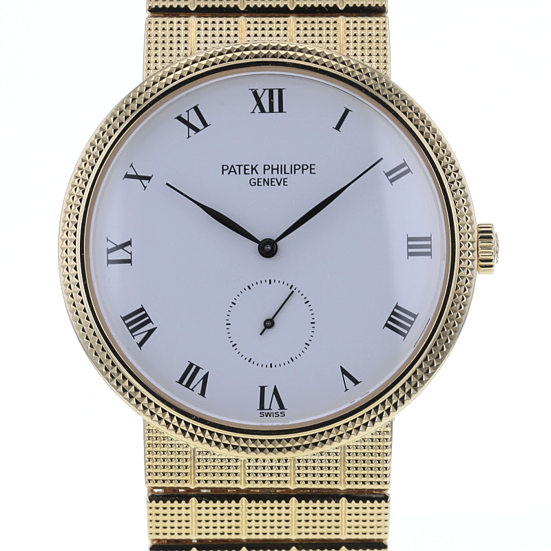 Patek Philippe Calatrava Clous de Paris Gelbgold 750/- Ref. 3919J