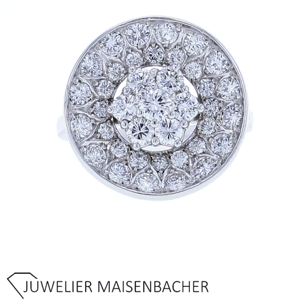 Außergewöhnlicher Damen Brillantring Gold – Bild 11