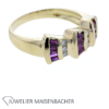 Ring mit Rubin und Brillanten Gold