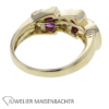 Ring mit Rubin und Brillanten Gold – Bild 2