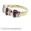Ring mit Rubin und Brillanten Gold – Bild 3