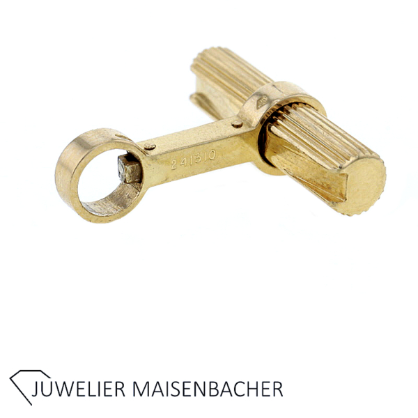 Cartier Manschettenknöpfe Vestiare mit Onyx austauschbar – Bild 3
