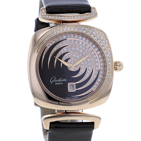 Glashütte Original Pavonina Roségold 750/- 234 Diamanten