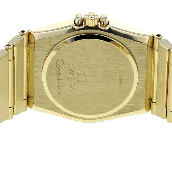 Omega Constellation Lady 18 kt Gold Diamantlünette – Bild 7