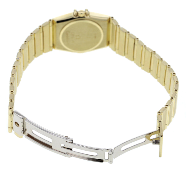 Omega Constellation Lady 18 kt Gold Diamantlünette – Bild 8