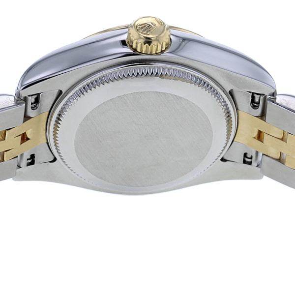 Rolex Lady-Datejust Stahl/Gold, Gold-Crystals Zifferblat mit 10 Diamanten – Bild 7