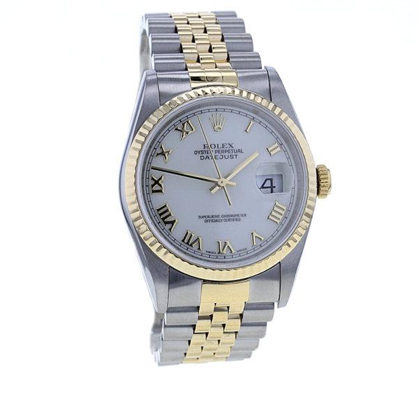 Rolex Datejust Stahl/Gold 36mm, Saphirglas – Bild 3