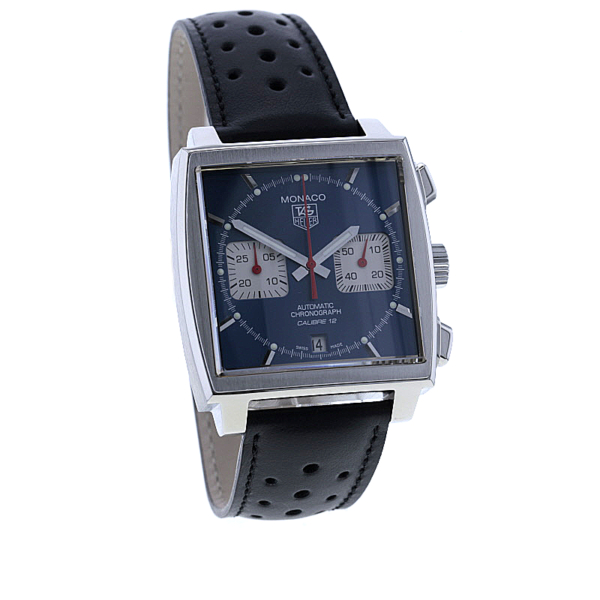 TAG Heuer Monaco Chronograph Automatic Calibre 12 Edelstahl Blue – Bild 3