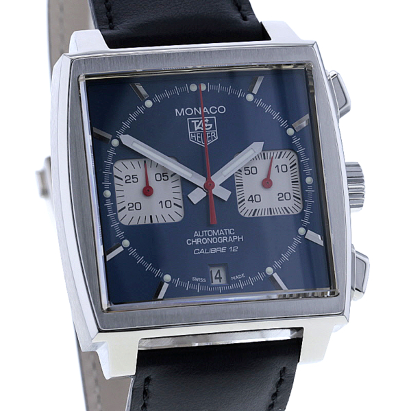 TAG Heuer Monaco Chronograph Automatic Calibre 12 Edelstahl Blue – Bild 2