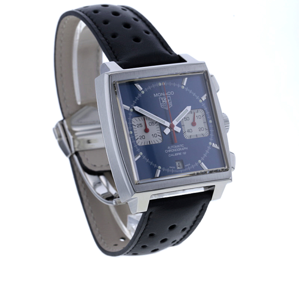 TAG Heuer Monaco Chronograph Automatic Calibre 12 Edelstahl Blue – Bild 4