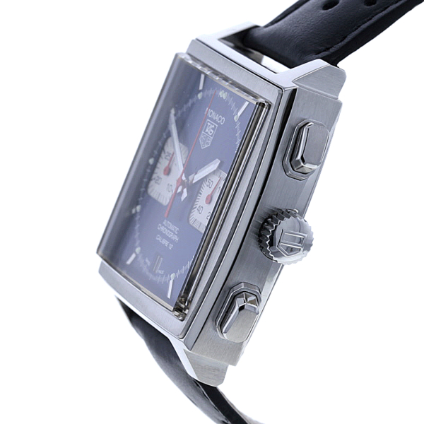 TAG Heuer Monaco Chronograph Automatic Calibre 12 Edelstahl Blue – Bild 6