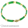 Schmuckset *Jade* Kette, Anhänger, Armband Gold – Bild 16