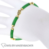 Schmuckset *Jade* Kette, Anhänger, Armband Gold – Bild 10