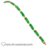 Schmuckset *Jade* Kette, Anhänger, Armband Gold – Bild 11