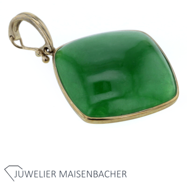 Schmuckset *Jade* Kette, Anhänger, Armband Gold – Bild 12