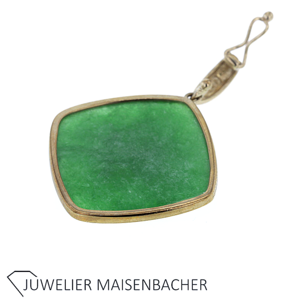 Schmuckset *Jade* Kette, Anhänger, Armband Gold – Bild 13