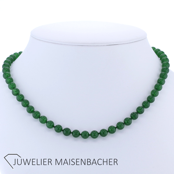 Schmuckset *Jade* Kette, Anhänger, Armband Gold – Bild 14