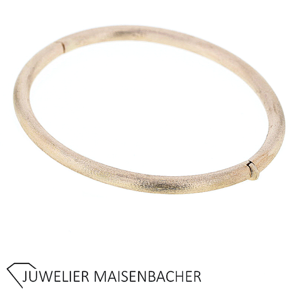 Zeitloser ovaler Armreif/Armspange Gold