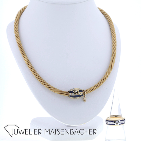 Wellendorff Drehring "Salome" mit Brillanten Gold