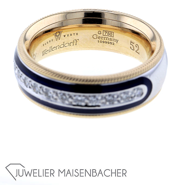 Wellendorff Drehring "Salome" mit Brillanten Gold – Bild 3