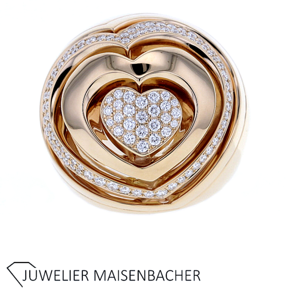 Chopard Ring "Xtravaganz" mit Brillanten Gold – Bild 2